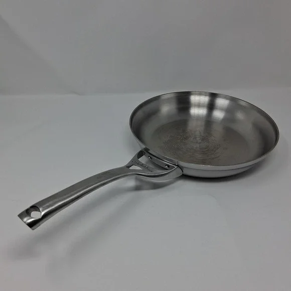 Calphalon 1390 10" Stainless Steel Frying Pan Skillet Induction Safe Silver - Picture 2 of 9